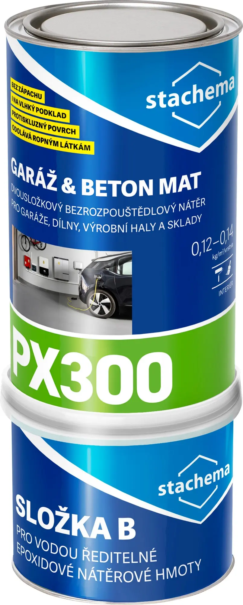Nátěr epoxidový Stachema PX300 RAL 7045 10 kg