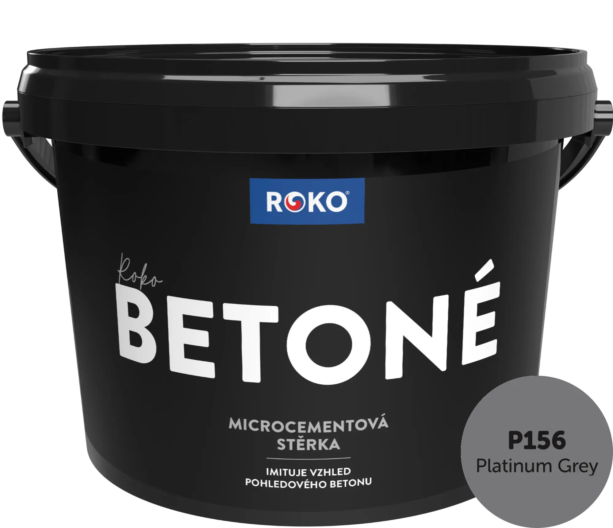 Stěrka dekorativní Roko Betoné P156 Platinum Grey 7 kg