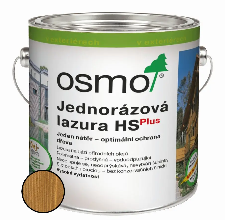 Lazura jednorázová Osmo HS plus 9241 dub 2,5 l