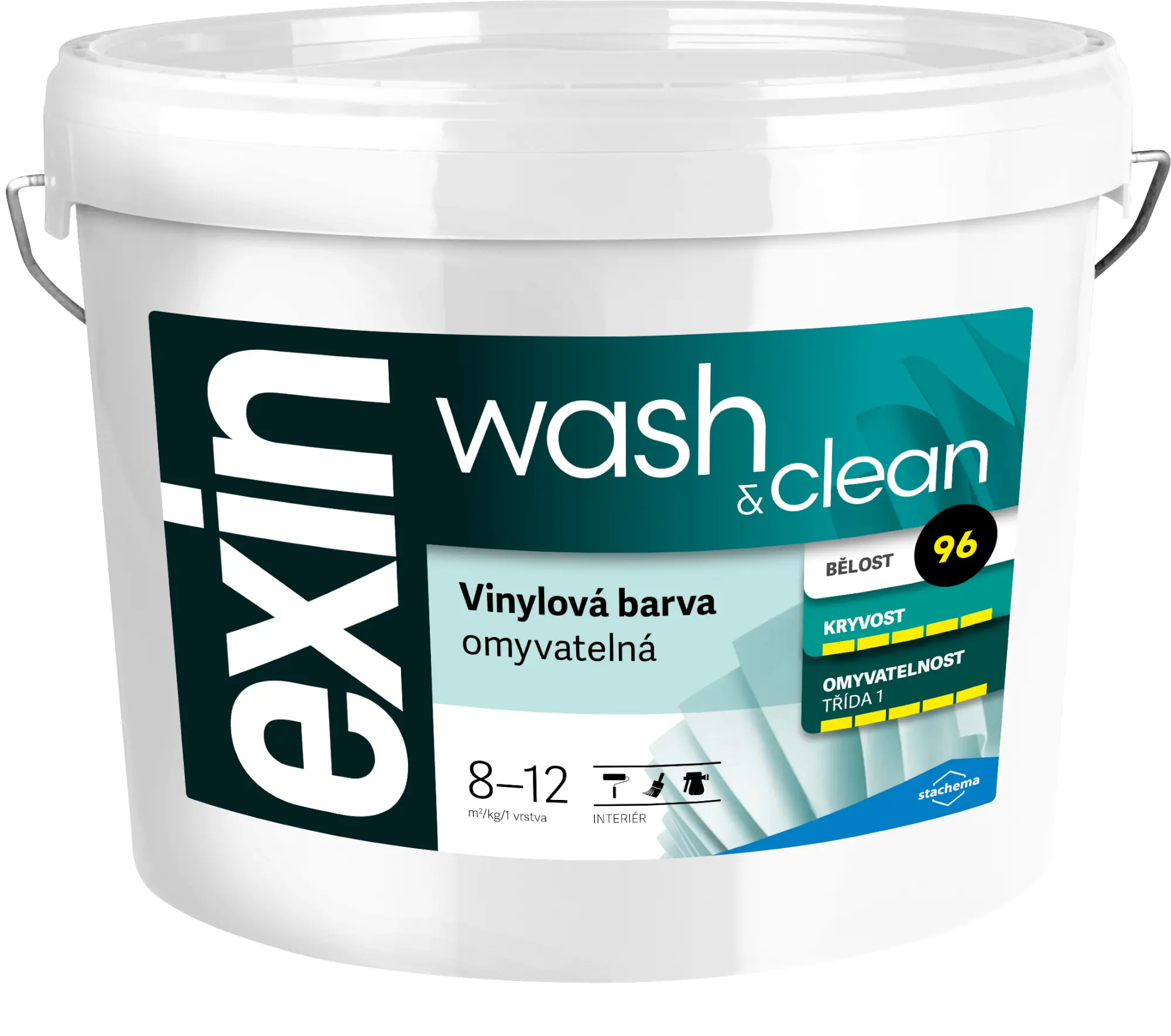 Barva vinylová Stachema EXIN WASH&CLEAN bílá 7 kg