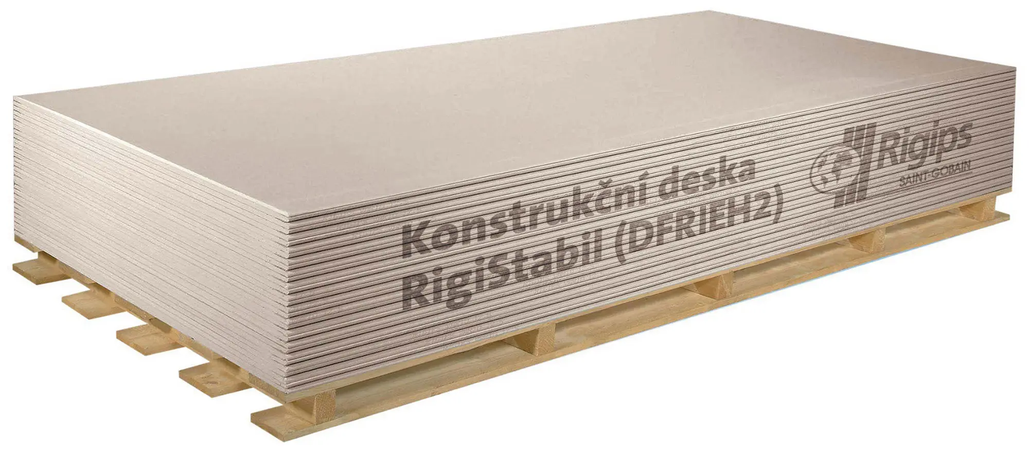 Deska sádrokartonová Rigips RigiStabil 2 000×1 250×12,5 mm
