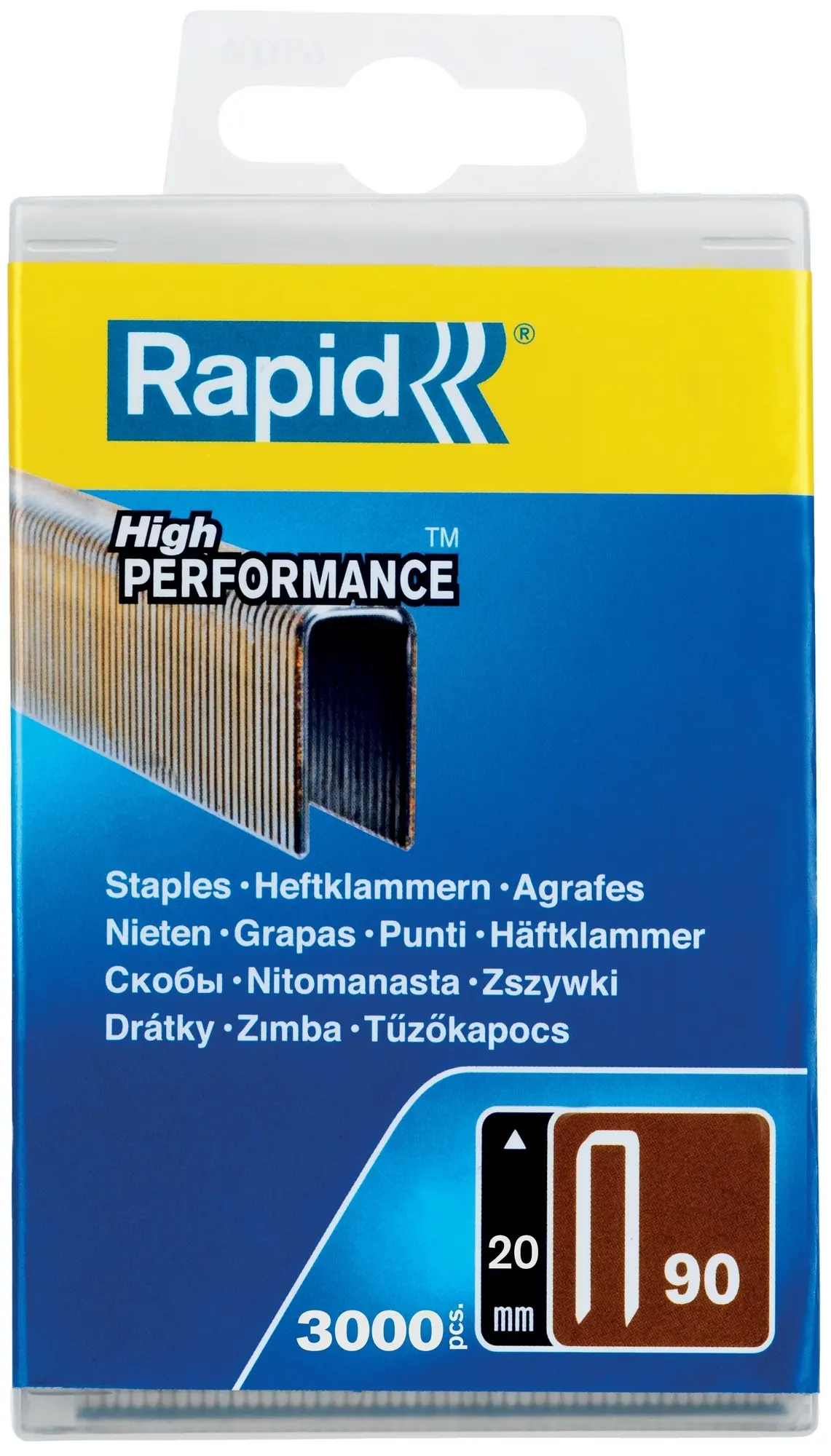 Spony Rapid High Performance 90 5,7×20×1,27 mm 3 000 ks