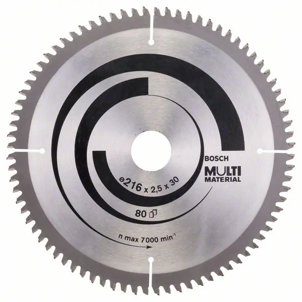 Kotouč pilový Bosch MultiMaterial 216×30×2,5 mm 80 z.