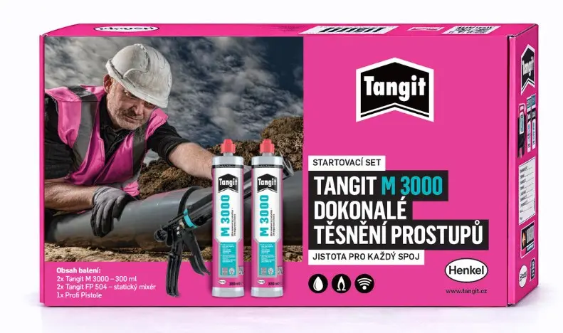 Set startovací Tangit M 3000 (2× kartuše 300 ml + pistole)