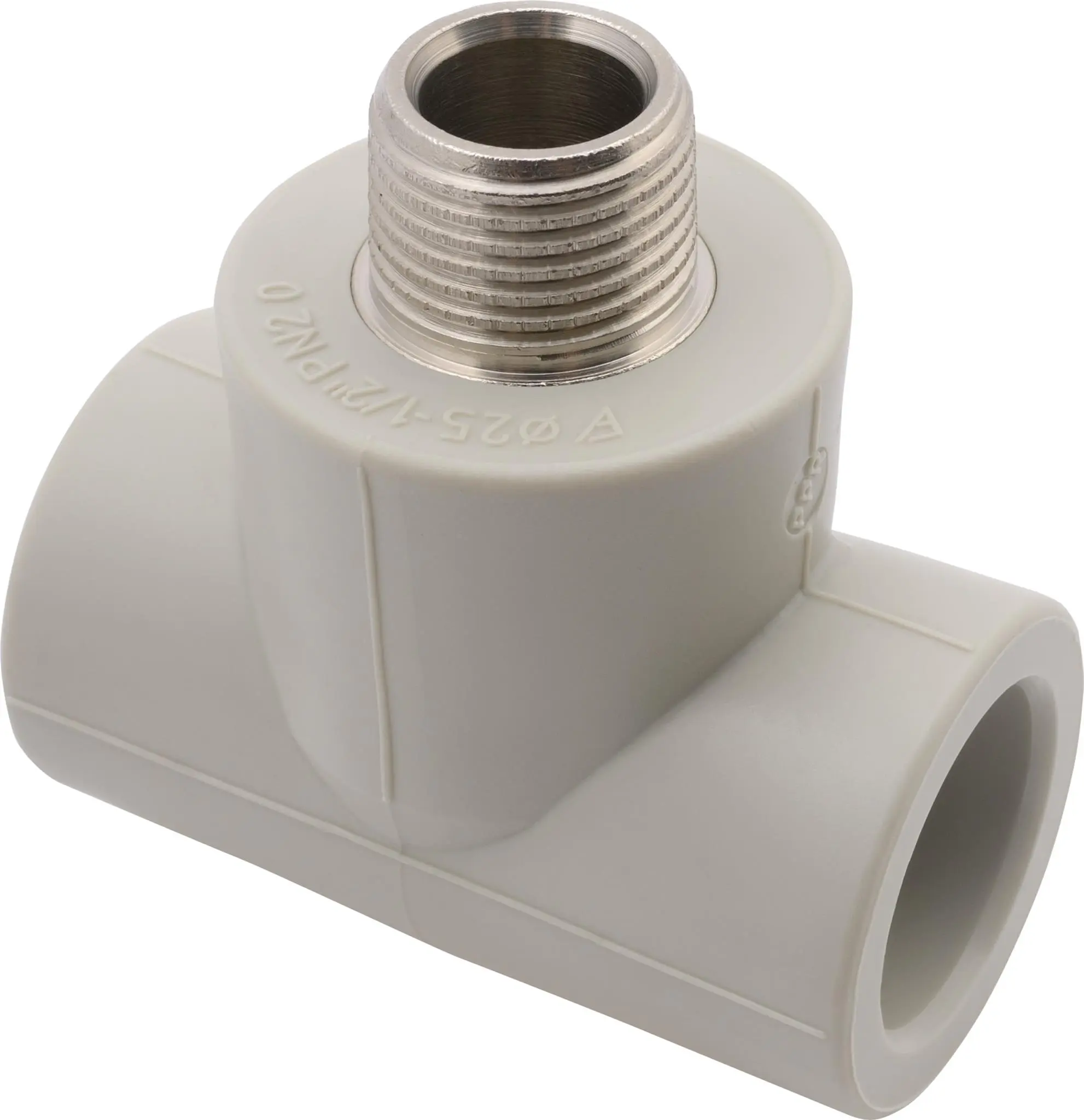 T-kus Pipelife PP-R MZV 25 mm × 3/4" vnější závit