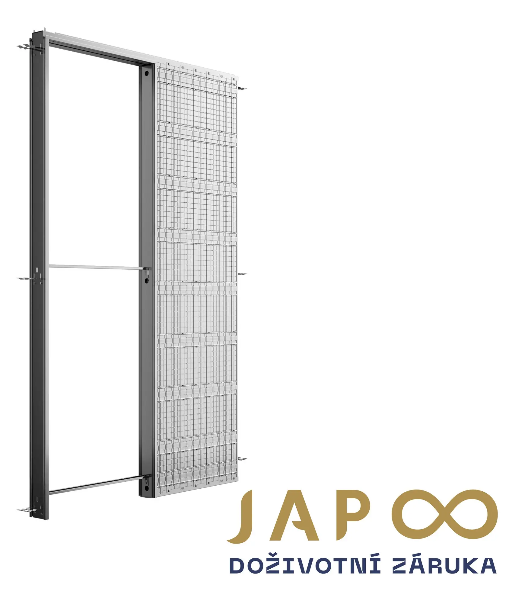 Pouzdro pro posuvné dveře JAP Norma Standard 800×1970mm do zdiva tl. 100 mm