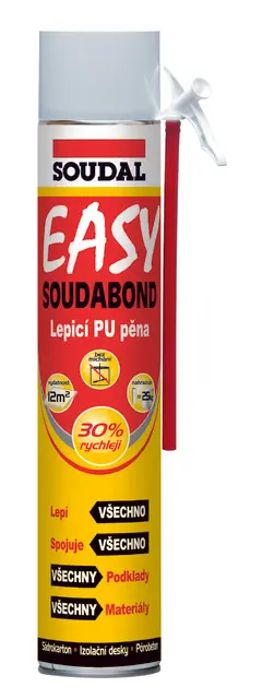 Pěna lepicí Soudal SOUDABOND EASY trubičková 750 ml