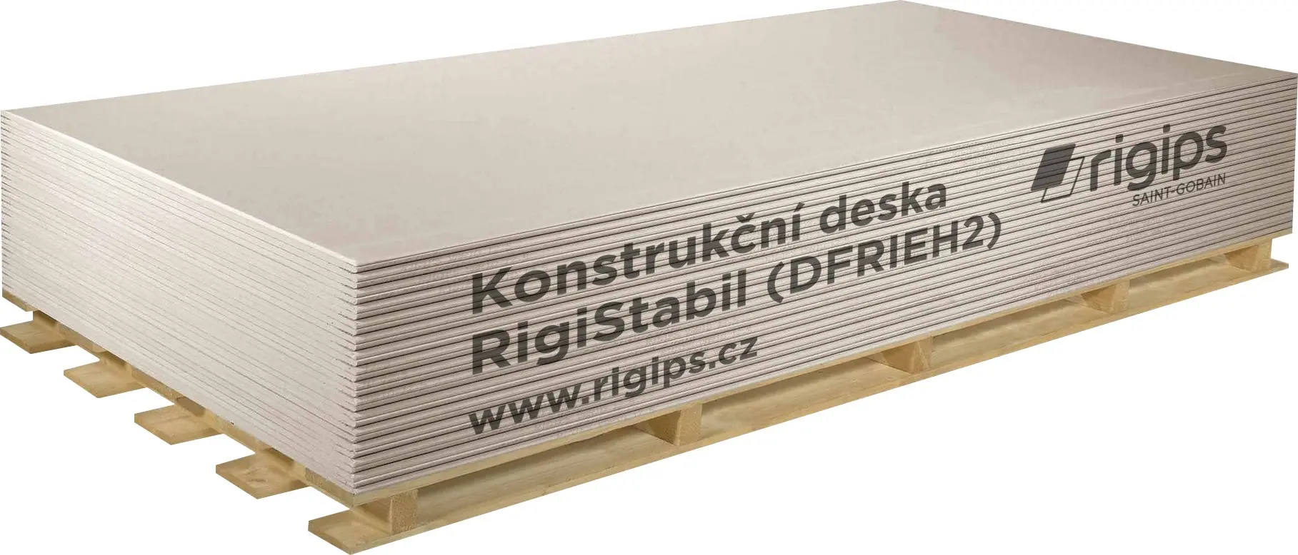 Deska sádrokartonová Rigips RigiStabil 2 750×1 250×15 mm