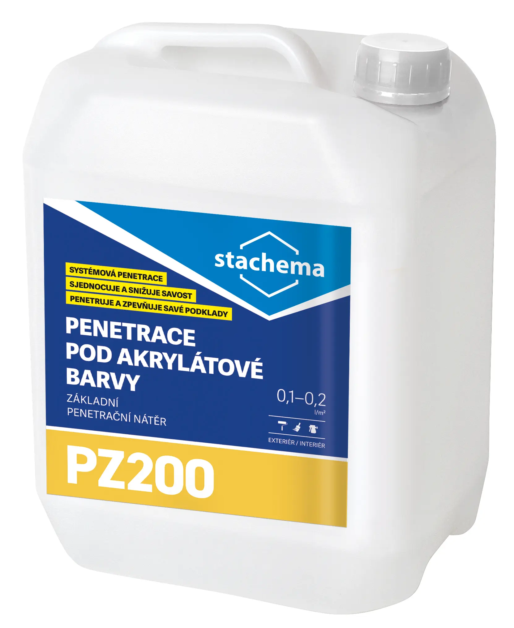 Penetrace akrylátová Stachema PZ200 mléčně bílá 10 l