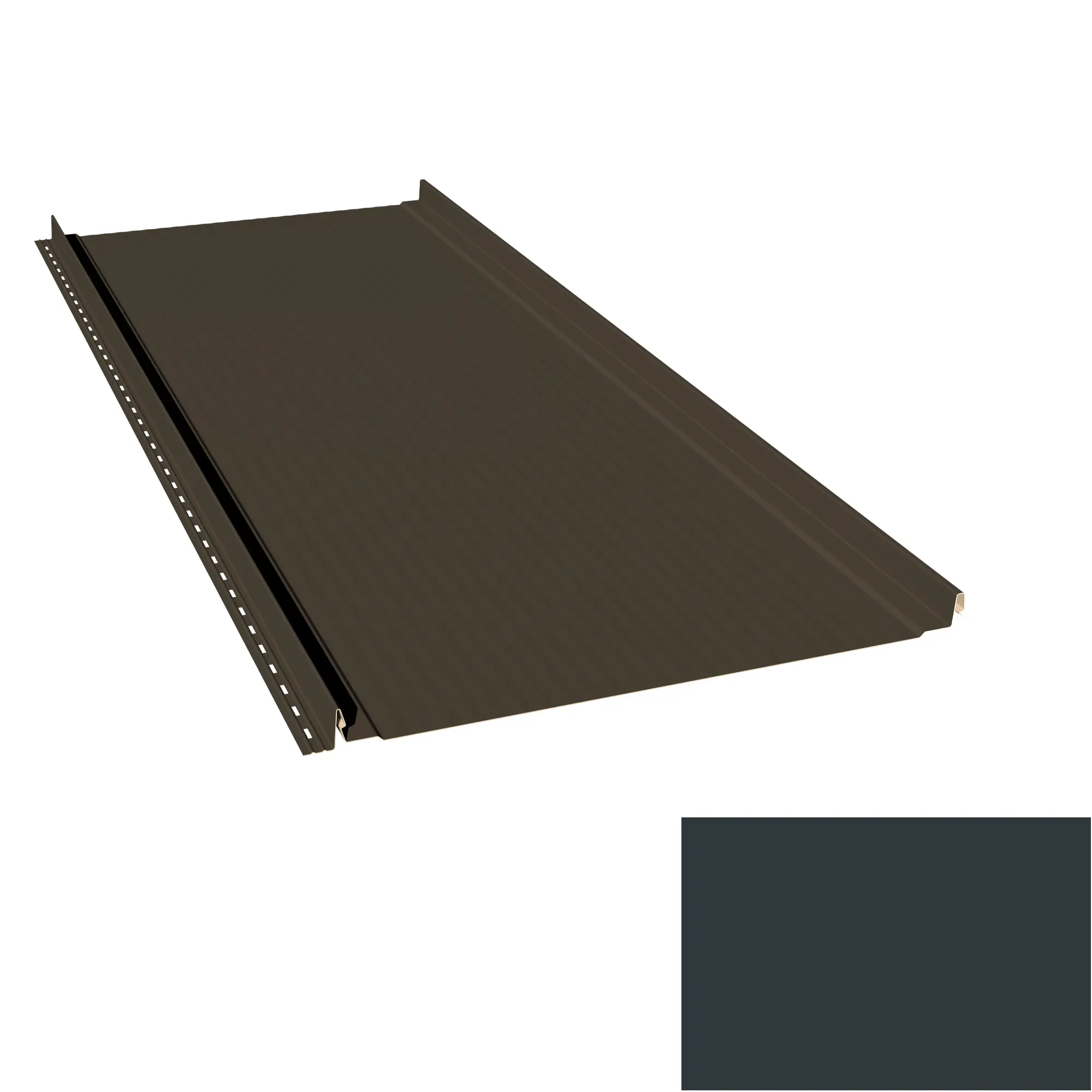 Krytina plechová LINEDEK 485 Micro PU 50 MAX MG082 antracitově šedá