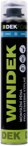 Pěna montážní DEKFOAM WINDEK zimní pistolová750 ml