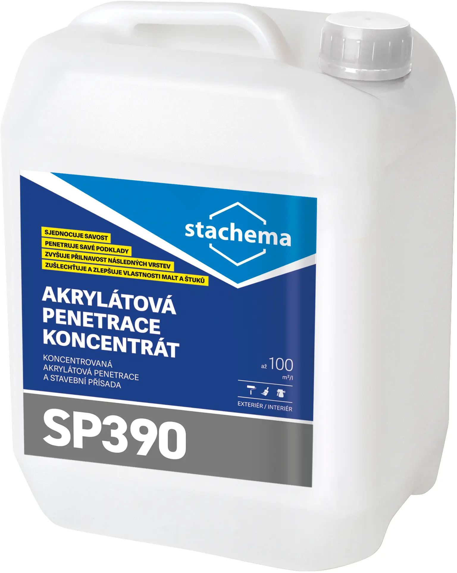 Penetrace koncentrát akrylátový Stachema SP390 mléčně bílý 10 l