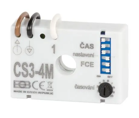 Spínač časový multifunkční pod vypínač CS3–4M