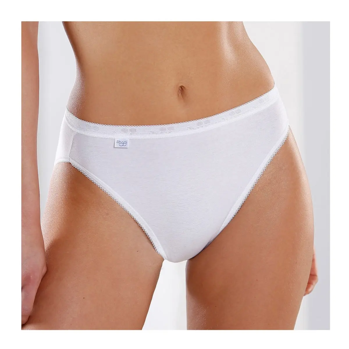 Klasické kalhotky Sloggi® Basic+, sada 3+1 zdarma sada bílá