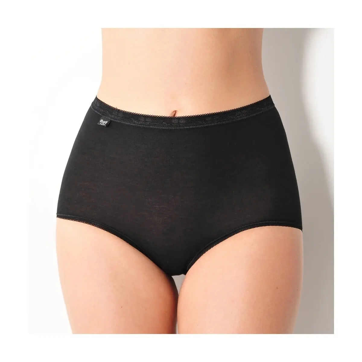 Maxi kalhotky Sloggi® Basic+, sada 3+1 zdarma černá