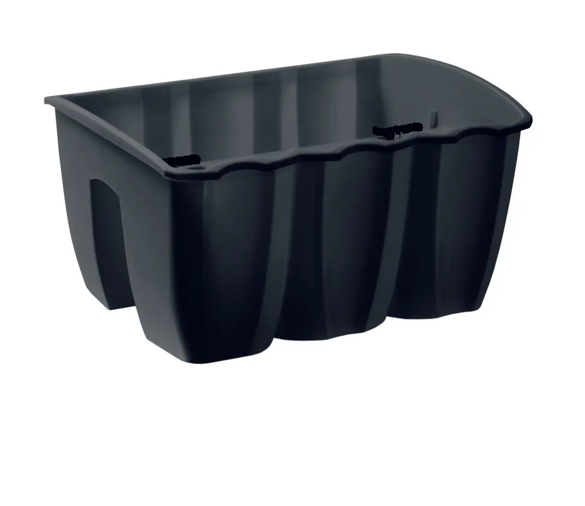 Prosperplast Truhlík na zábradlí CROWL antracit 39,3cm