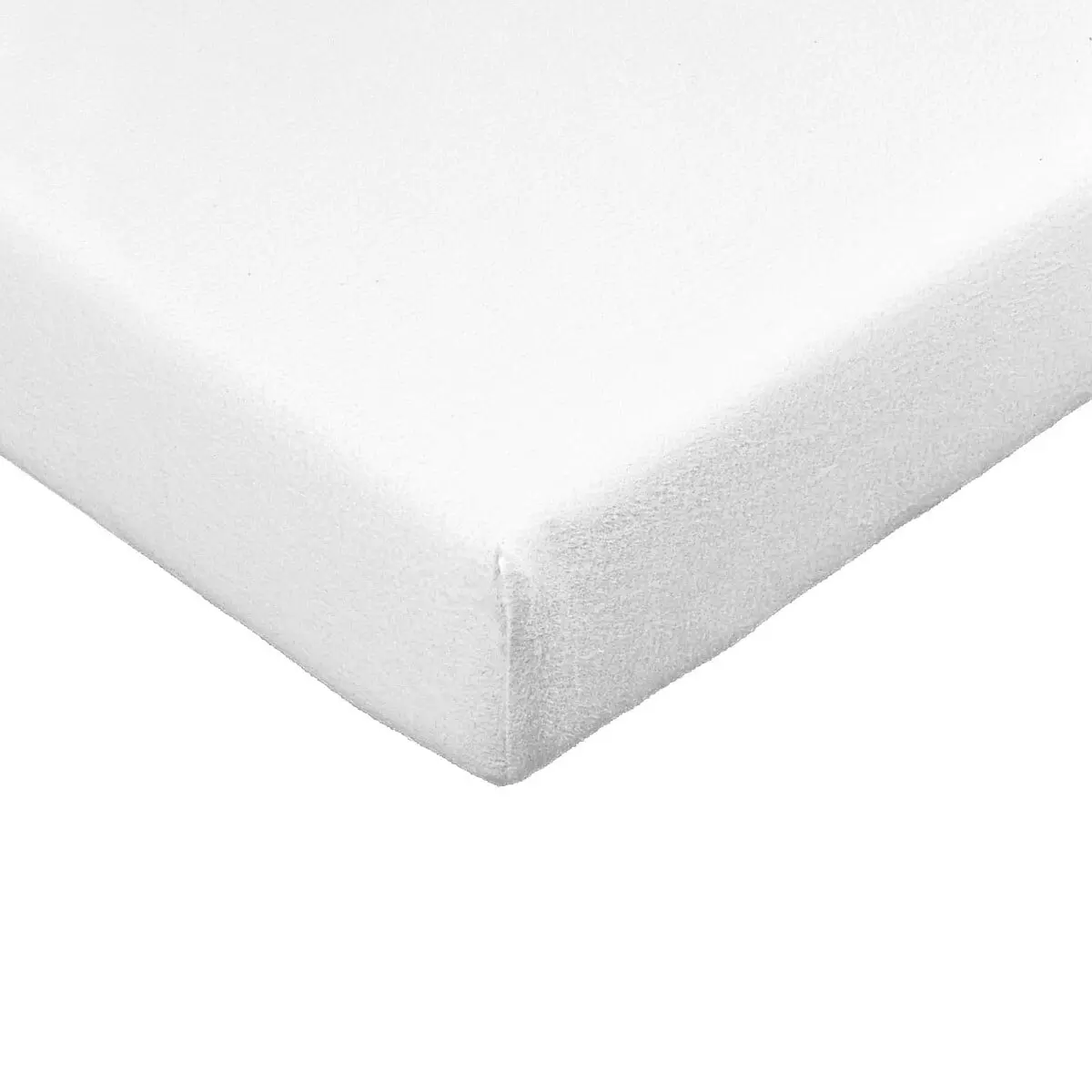 Absorpční ochrana matrace z bio bavlny bílá