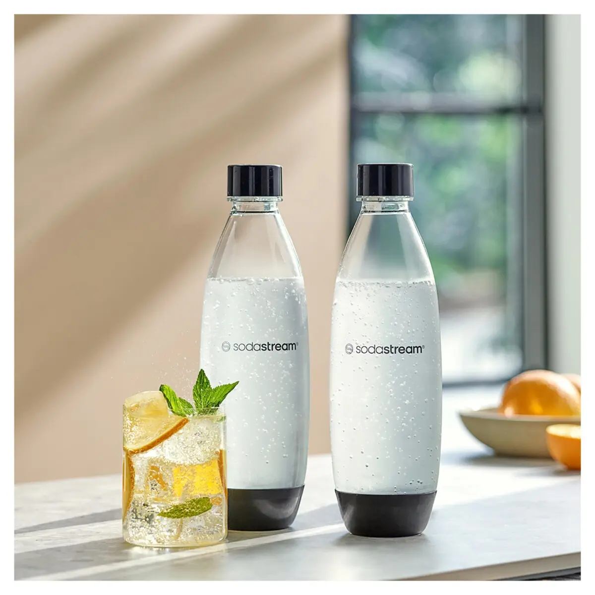 SodaStream Lahev FUSE 2x 1 l, černá 42007067