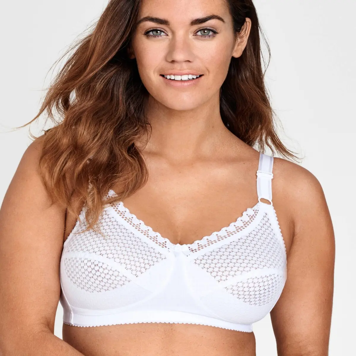 Bavlněná podprsenka Cotton dots, s kosticemi