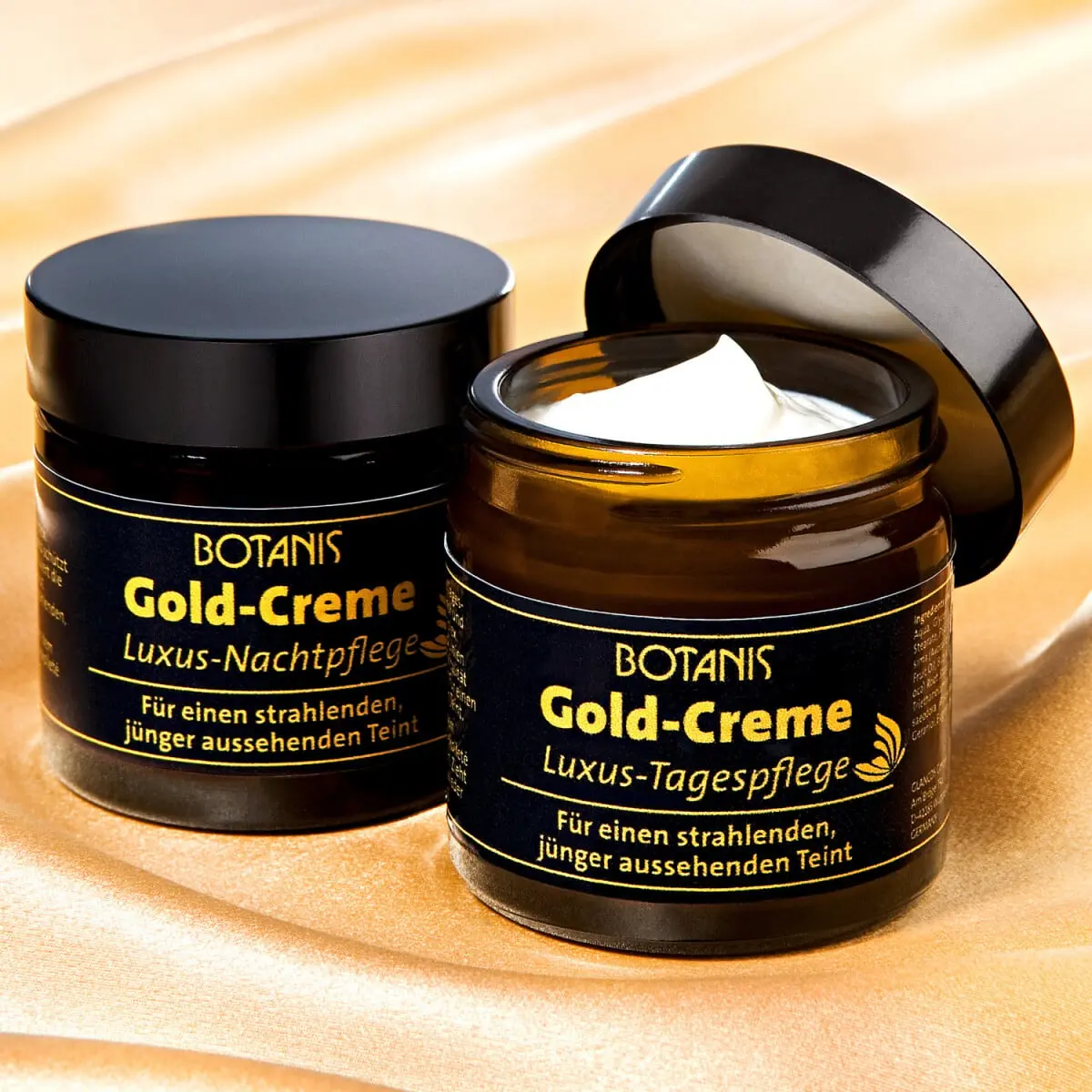 3Pagen Botanis Gold-Creme, denní a noční krém, sada 2 ks