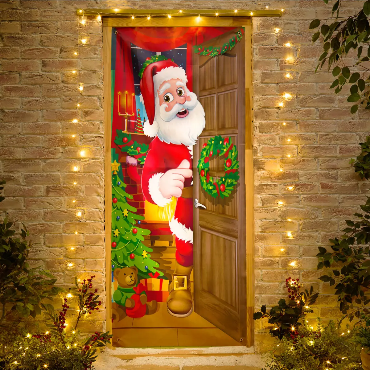 Závěs na dveře Santa Claus