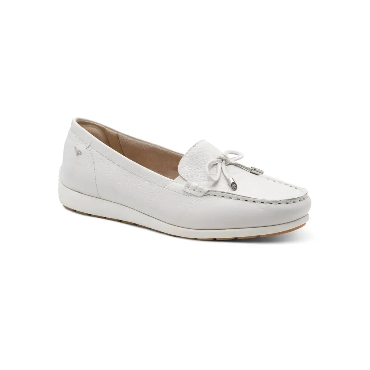 Kožené lesklé mokasíny Tamaris Comfort®
