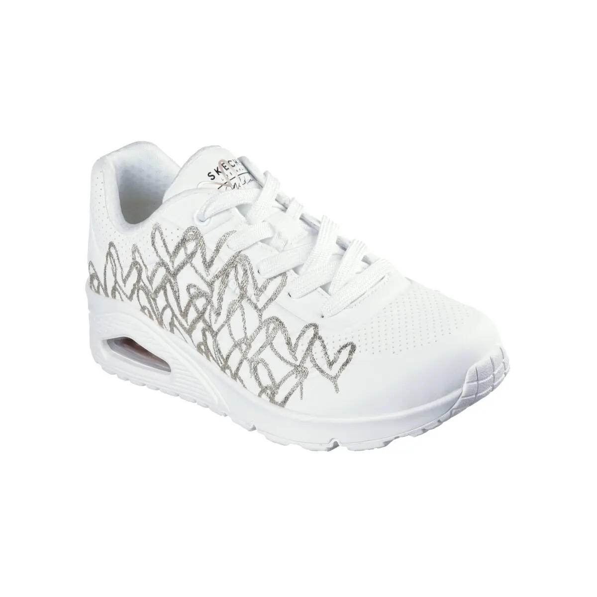 Tenisky s výšivkou JGoldcrown : Uno - Golden Heart Skechers®