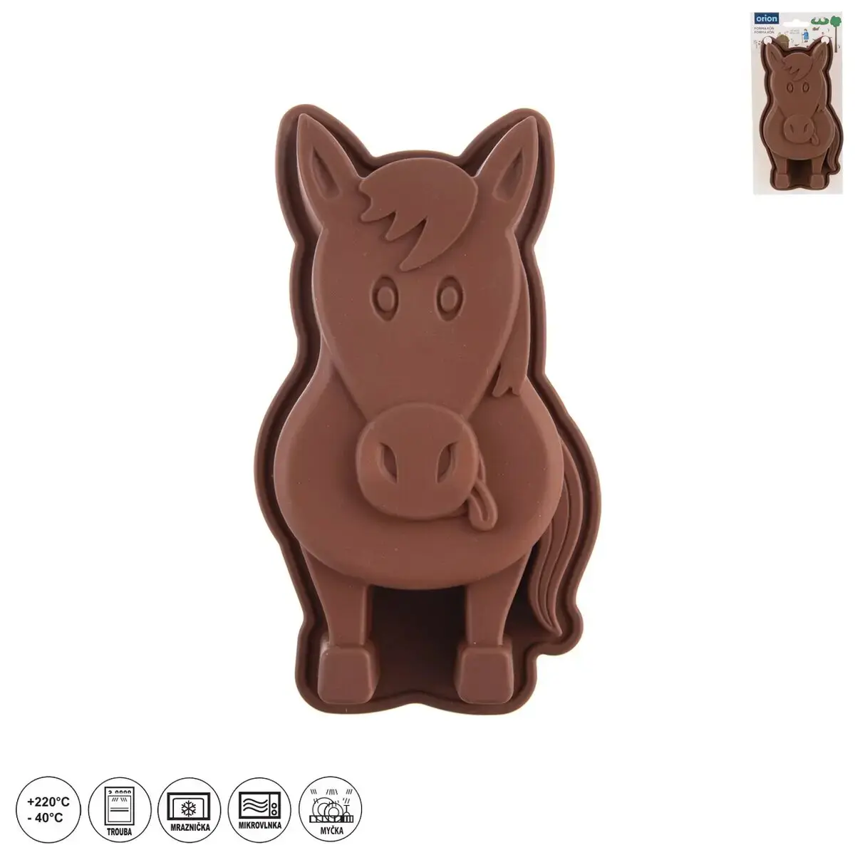 Orion domácí potřeby Orion Silikonová forma Kůň 19,5cm