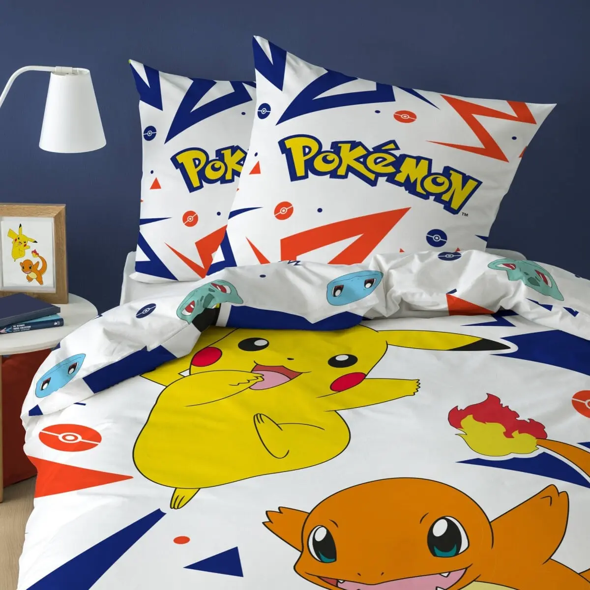 Povlečení Pokémon®, bavlna žlutá/bílá