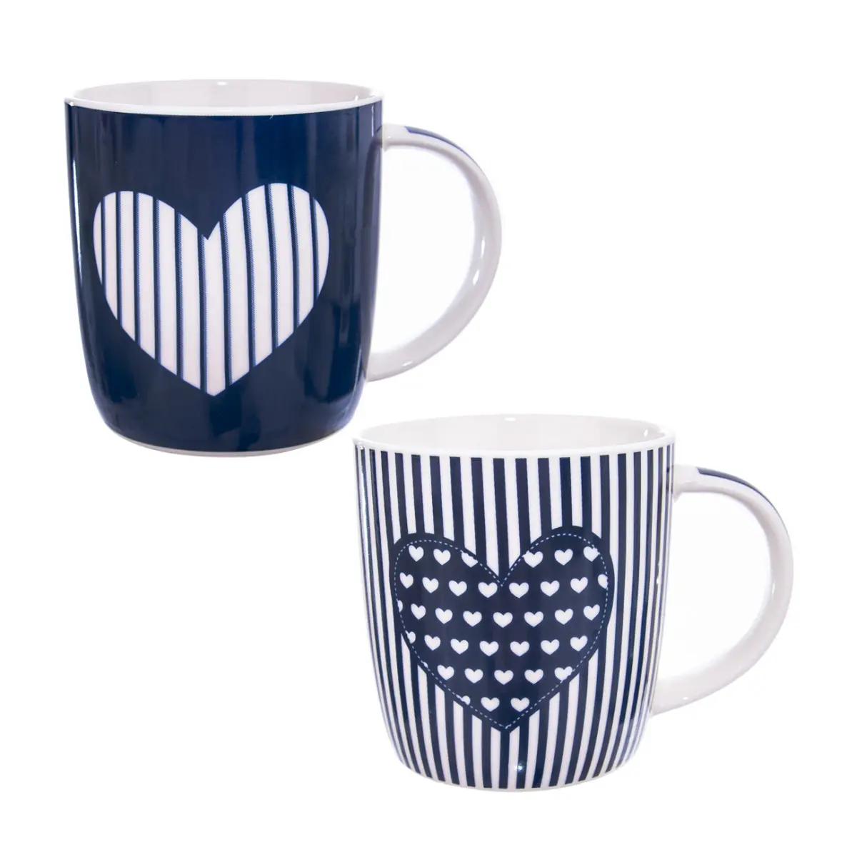 Sada porcelánových hrnků JUST LOVE 390 ml 2 ks
