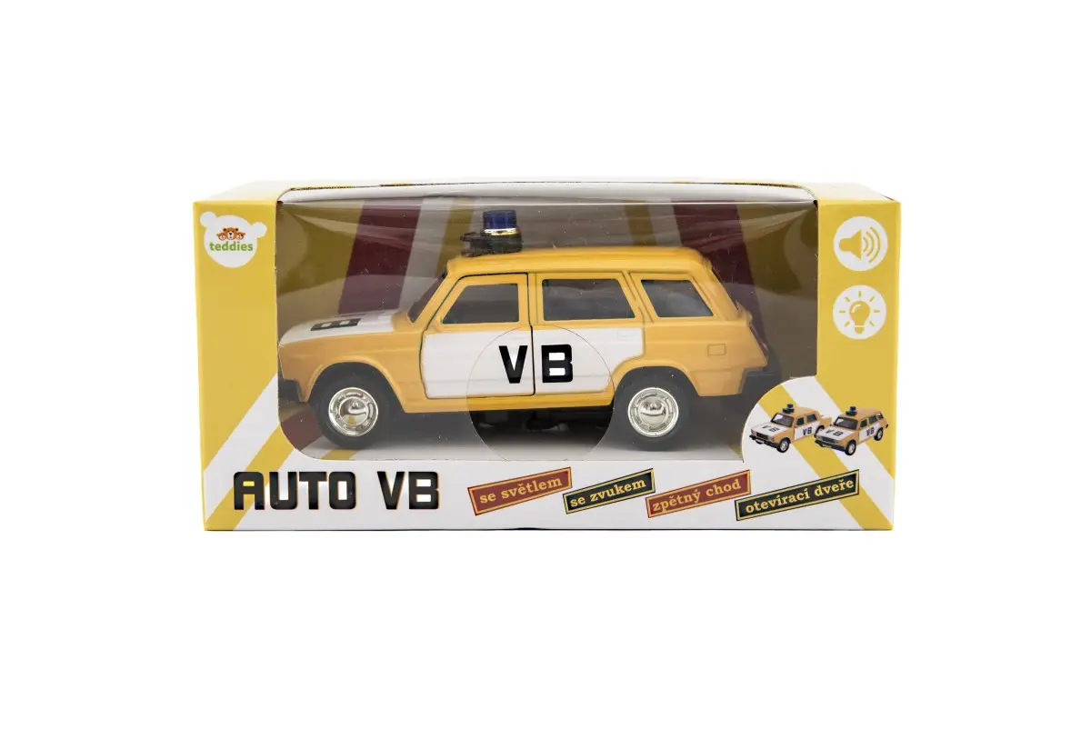 Policejní auto VB combi 11,5 cm na zpětné natažení se zvukem