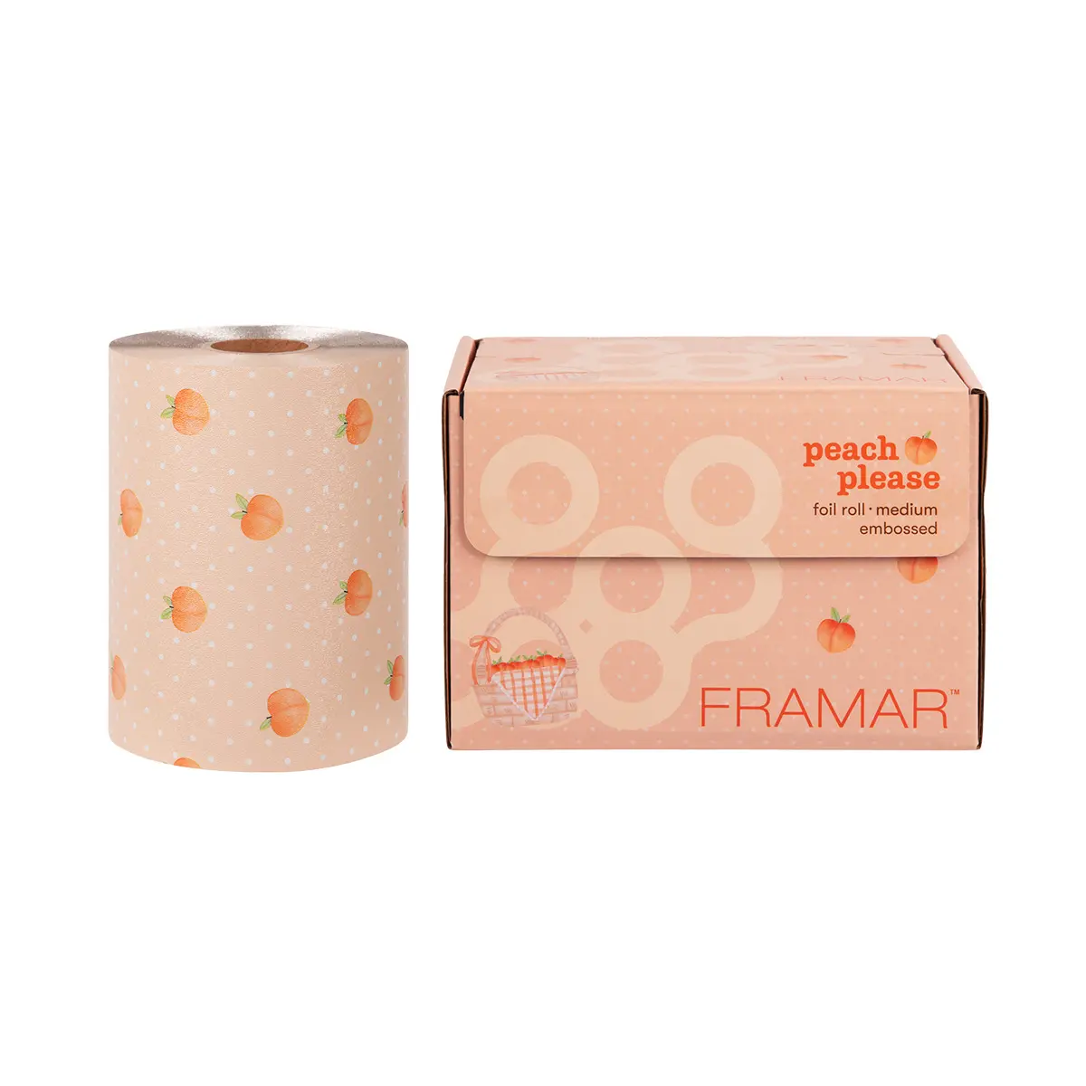 Texturovaná fólie Peach Please | role 97 m