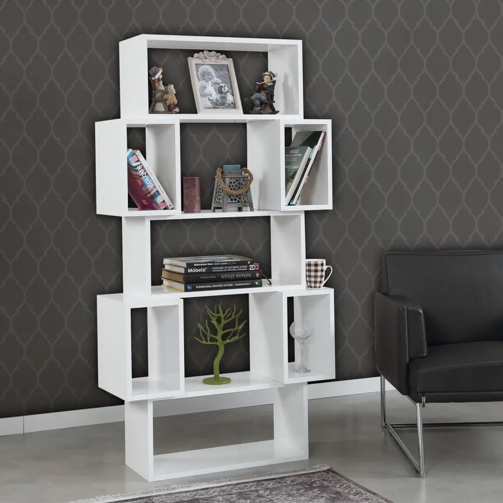 Knihovna Box - Shiny White