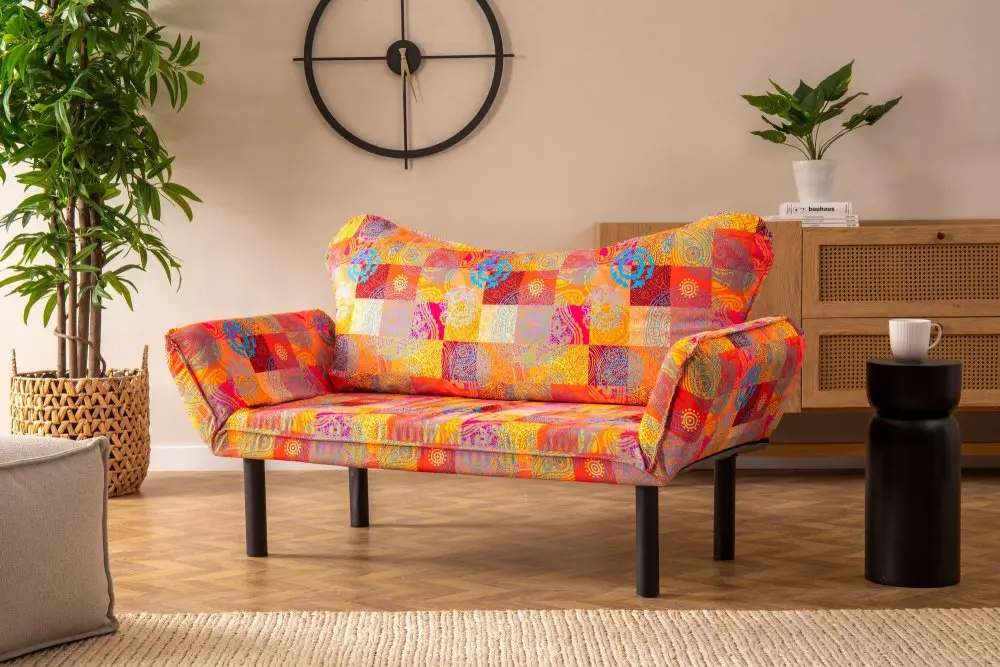 Dvoumístná rozkládací pohovka Chatto - Patchwork