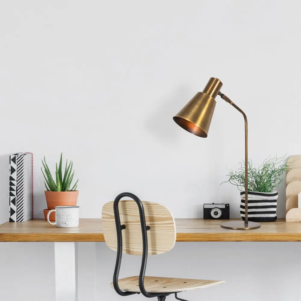 ASIR Stolní lampa SIVANI zlatá - Doprodej