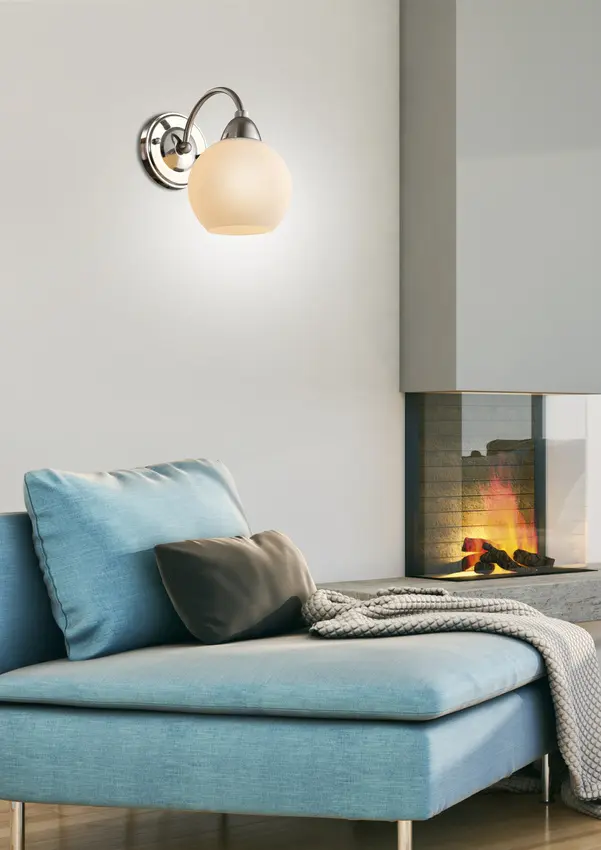 Nástěnná lampa 1X60W E27 saténová TOBAGO