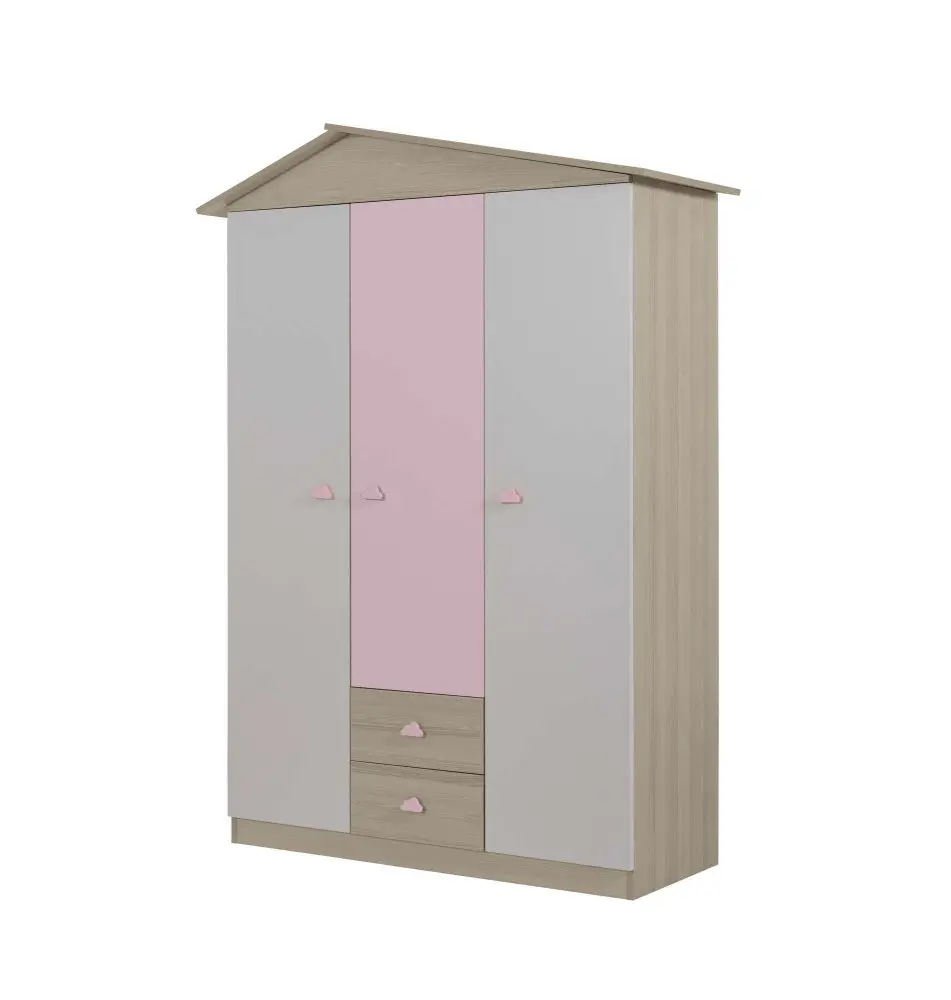 Šatní skříň Ayder New - Pink
