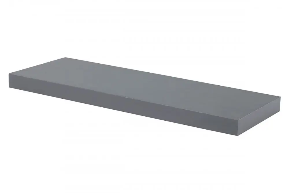 Autronic Nástěnná polička 60 cm P-001 GREY šedá
