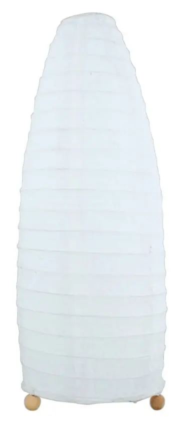 Papírová stolní lampa Papirus bílá E14