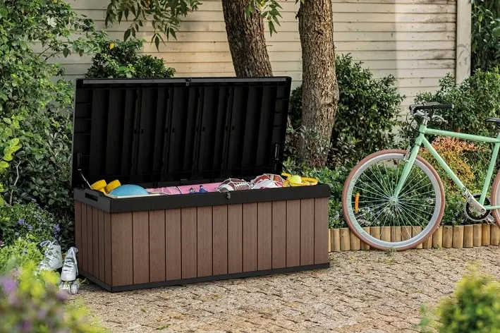 Plastový úložný box 380 L (hnědý)