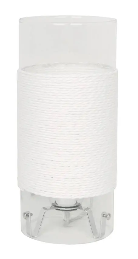 Stolní lampa Wring bílá/průhledná