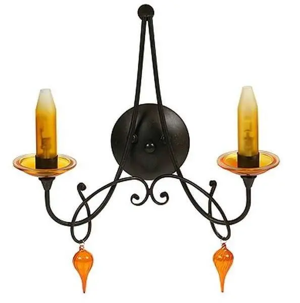 Dvojitá nástěnná lampa Castel