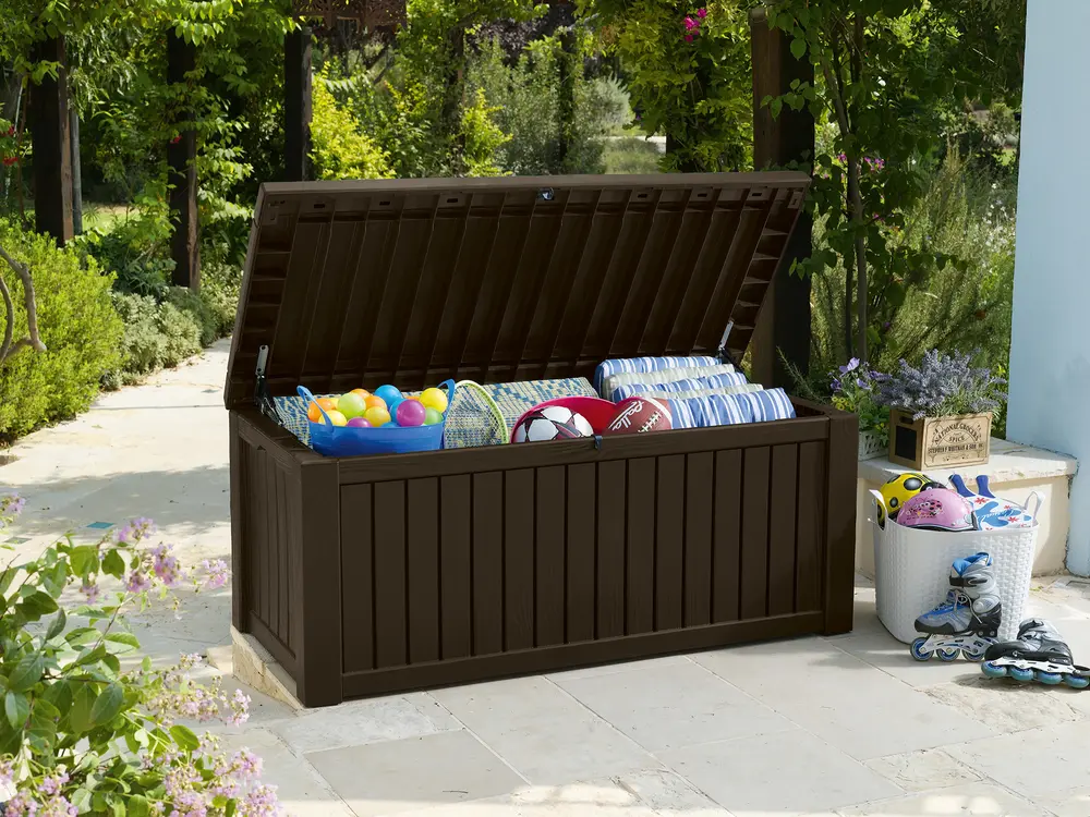 Keter zahradní úložný box Rockwood 570 l, hnědá