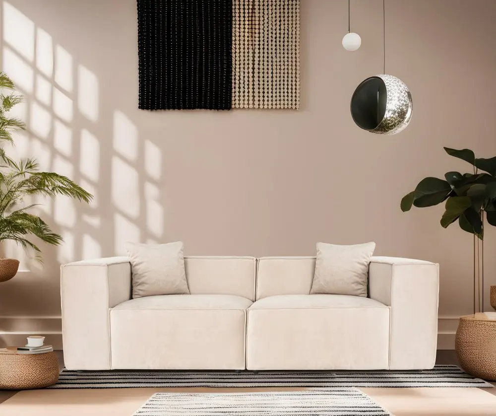 Dvoumístná pohovka Lora 2 Seater - Cream