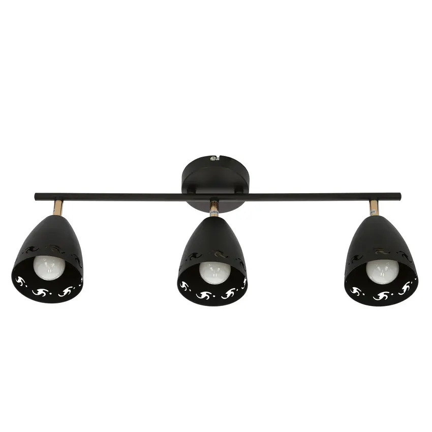 Stropní lampa 3xE14 70cm COTY STRIP ČERNÁ