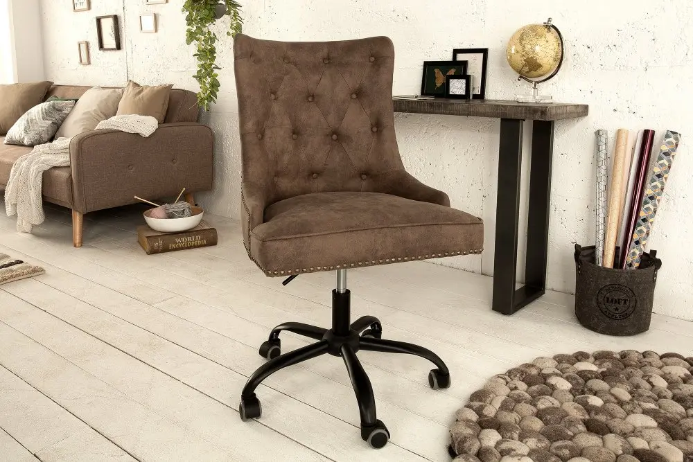 Chesterfield kancelářské křeslo KELEOS Dekorhome