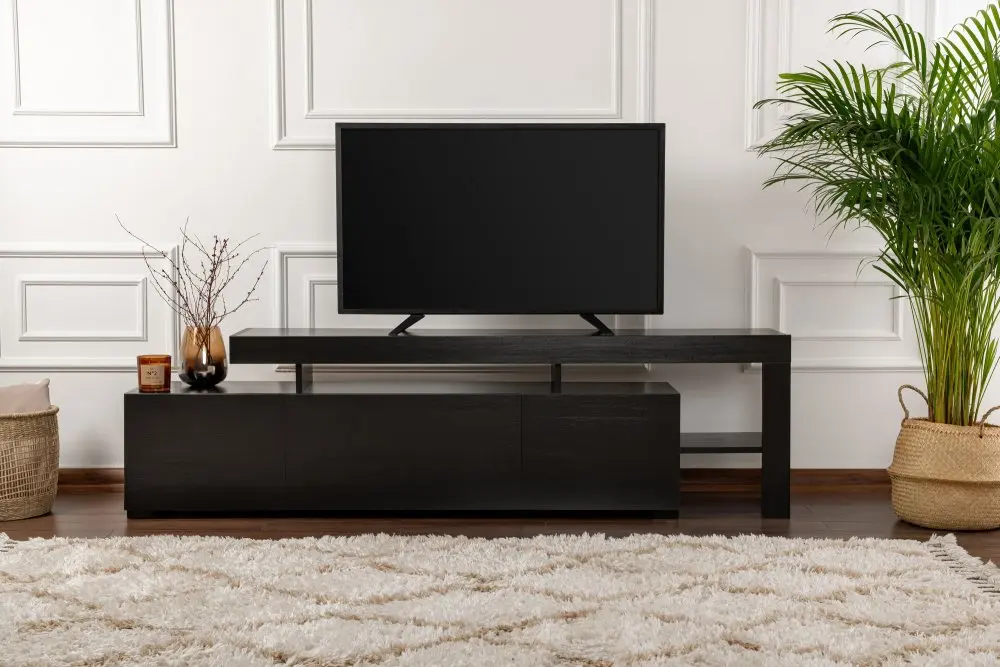 Televizní stolek Beliz Wood Black