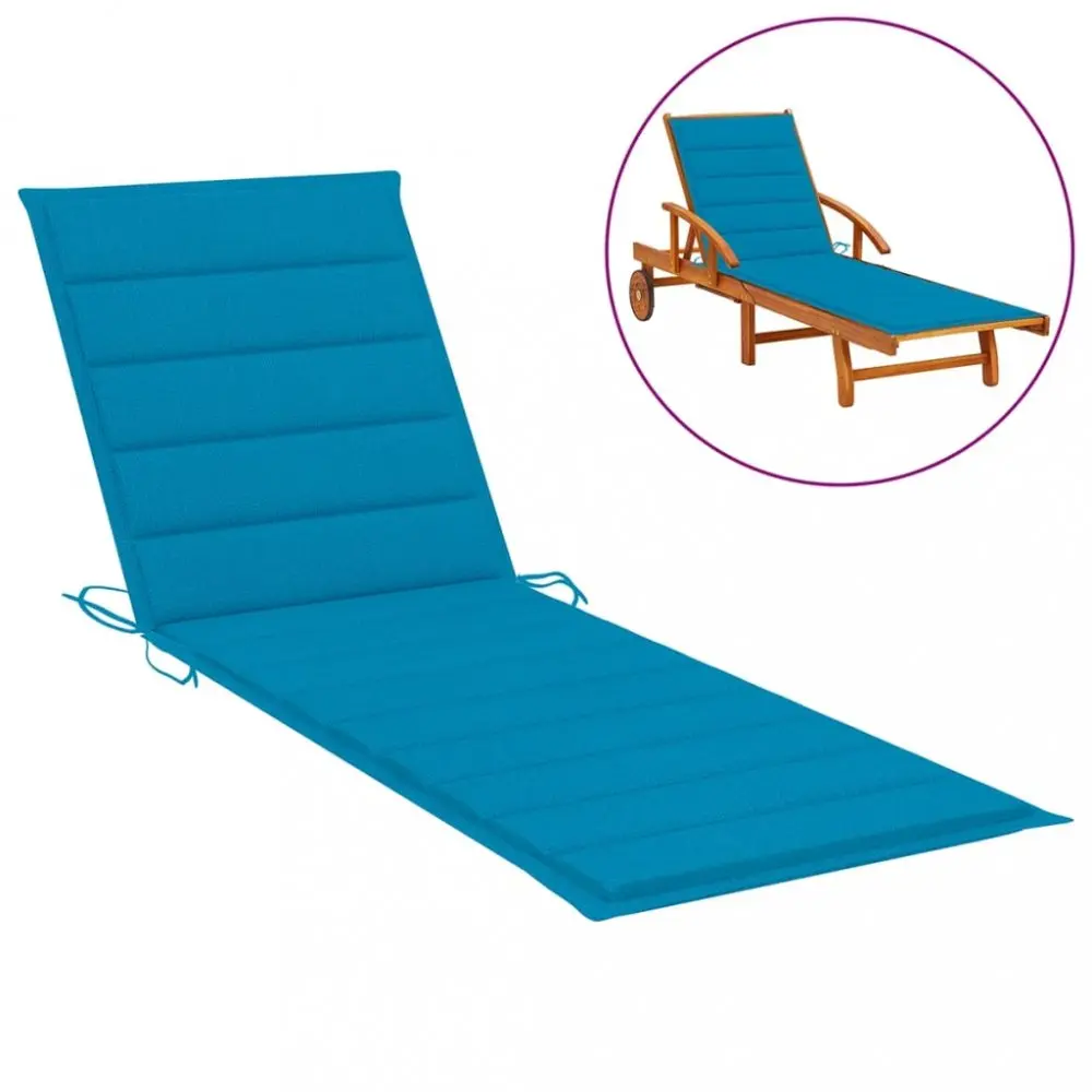 vidaXL Poduška na lehátko modrá 200 x 70 x 3 cm oxfordská látka - 11461.314222