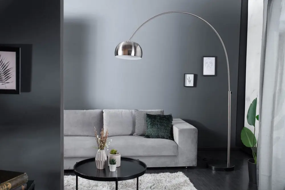 Estila Designová moderní stojací lampa Big Bow II 170-210 cm
