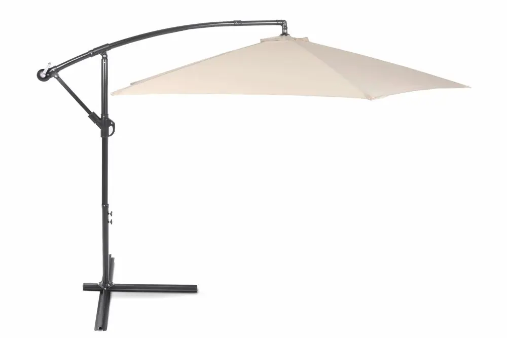 Home&Garden Zahradní slunečník Malabo Grey / Ecru
